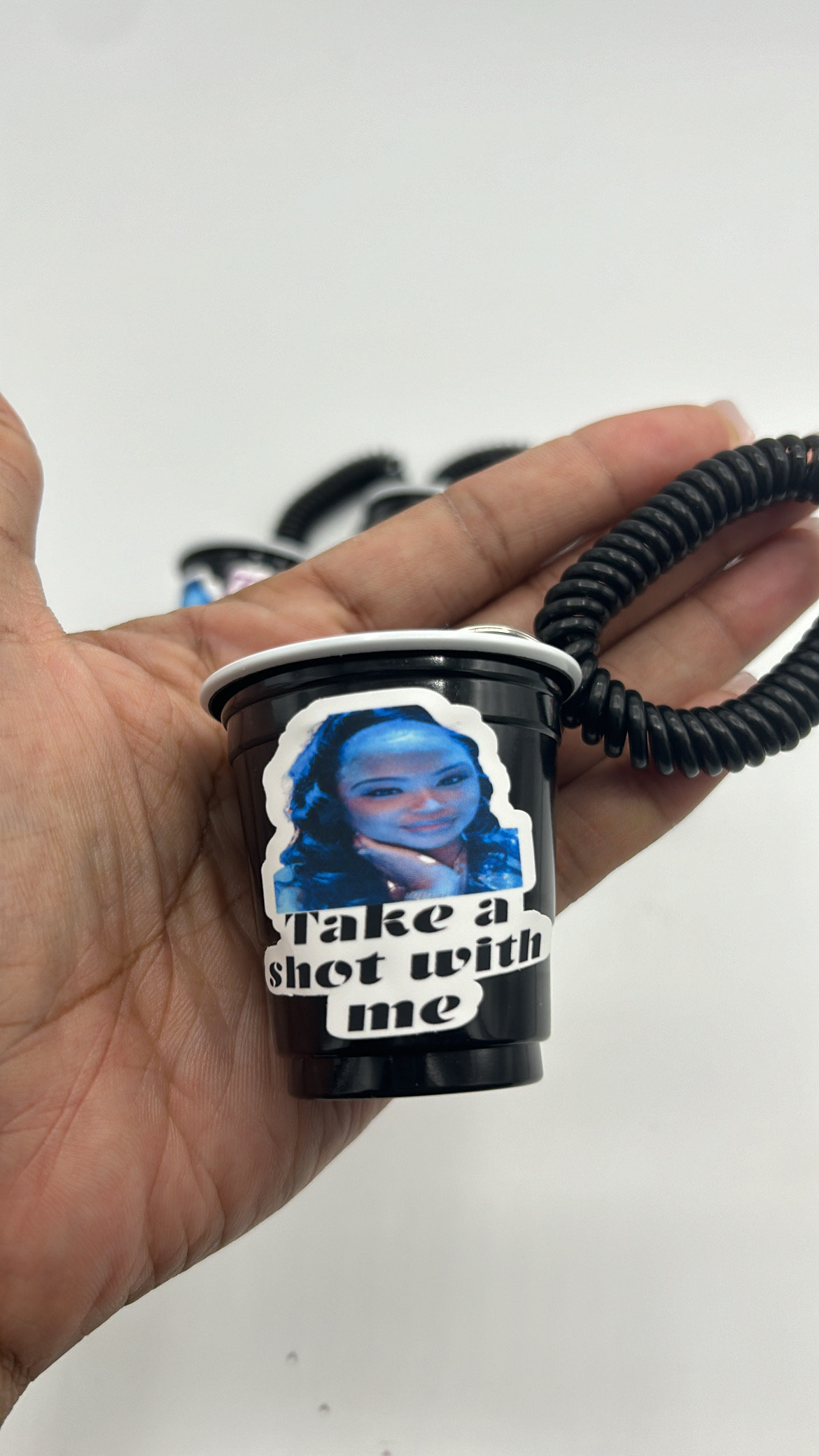 Personalized Photo Shot Cup Bracelets, Birthday Party, Party Favor, Bracelet, Cupcake Toppers