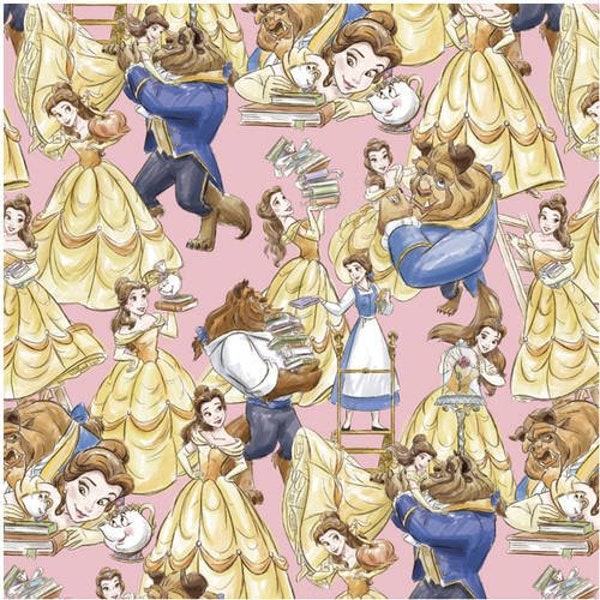 Beauty & The Beast  // Cotton Fabric // Belle // Princess  // Disney //