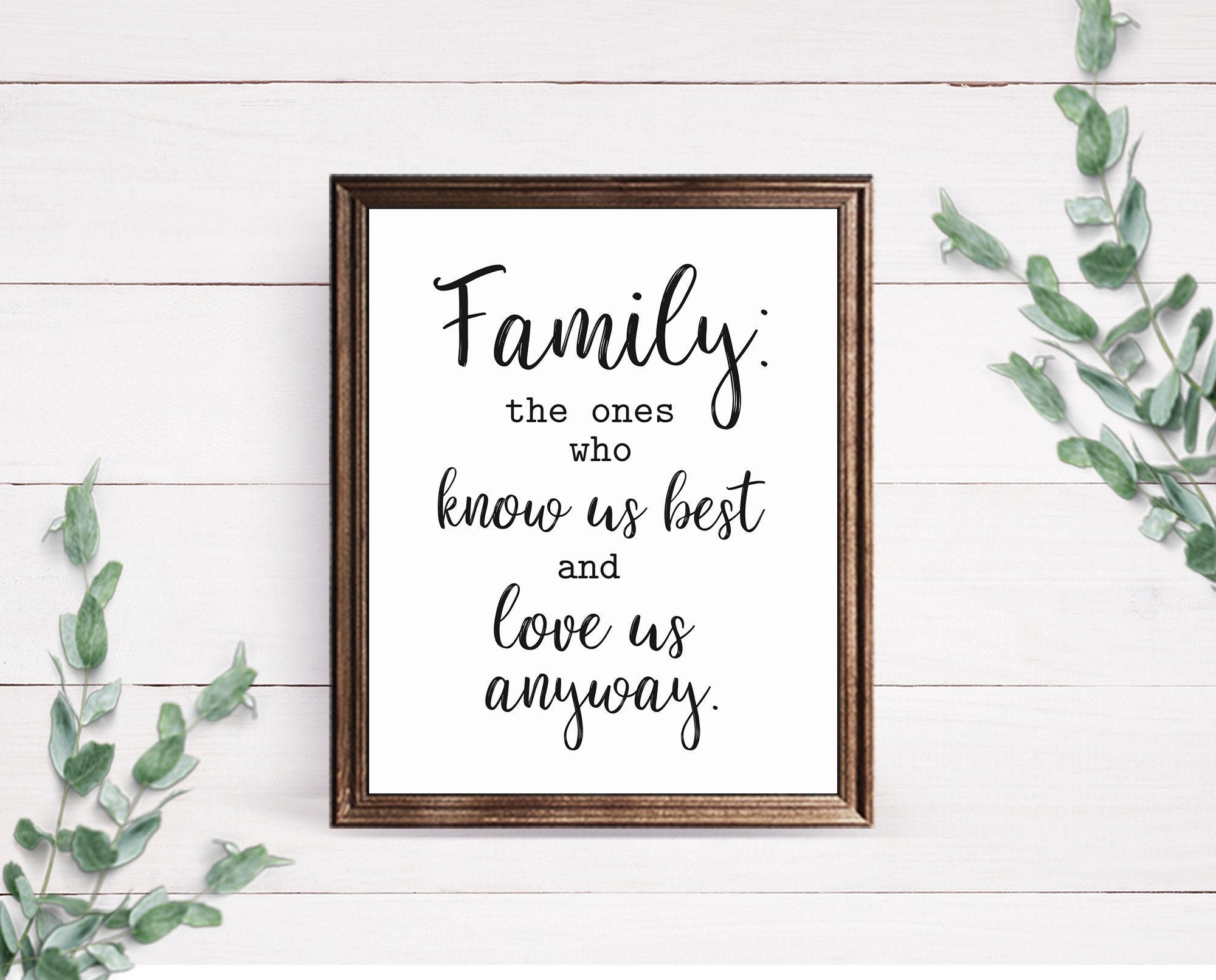 Family sign for deals wall