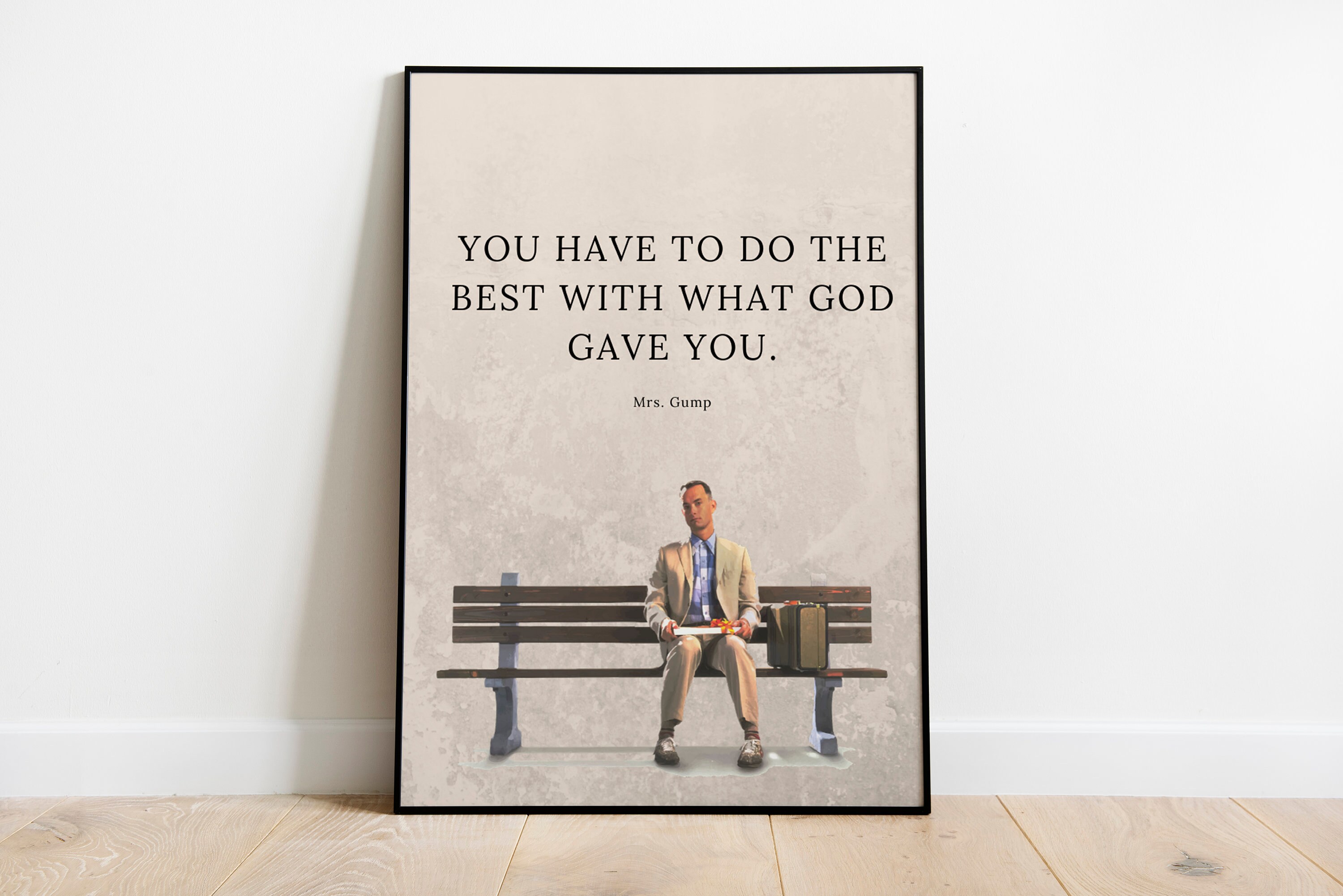gump forrest poster printable quote