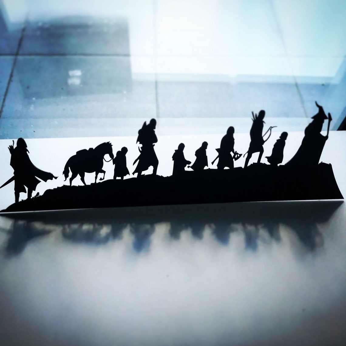 The Lord of the Rings Fellowship of the Ring Metal Statue Etsy