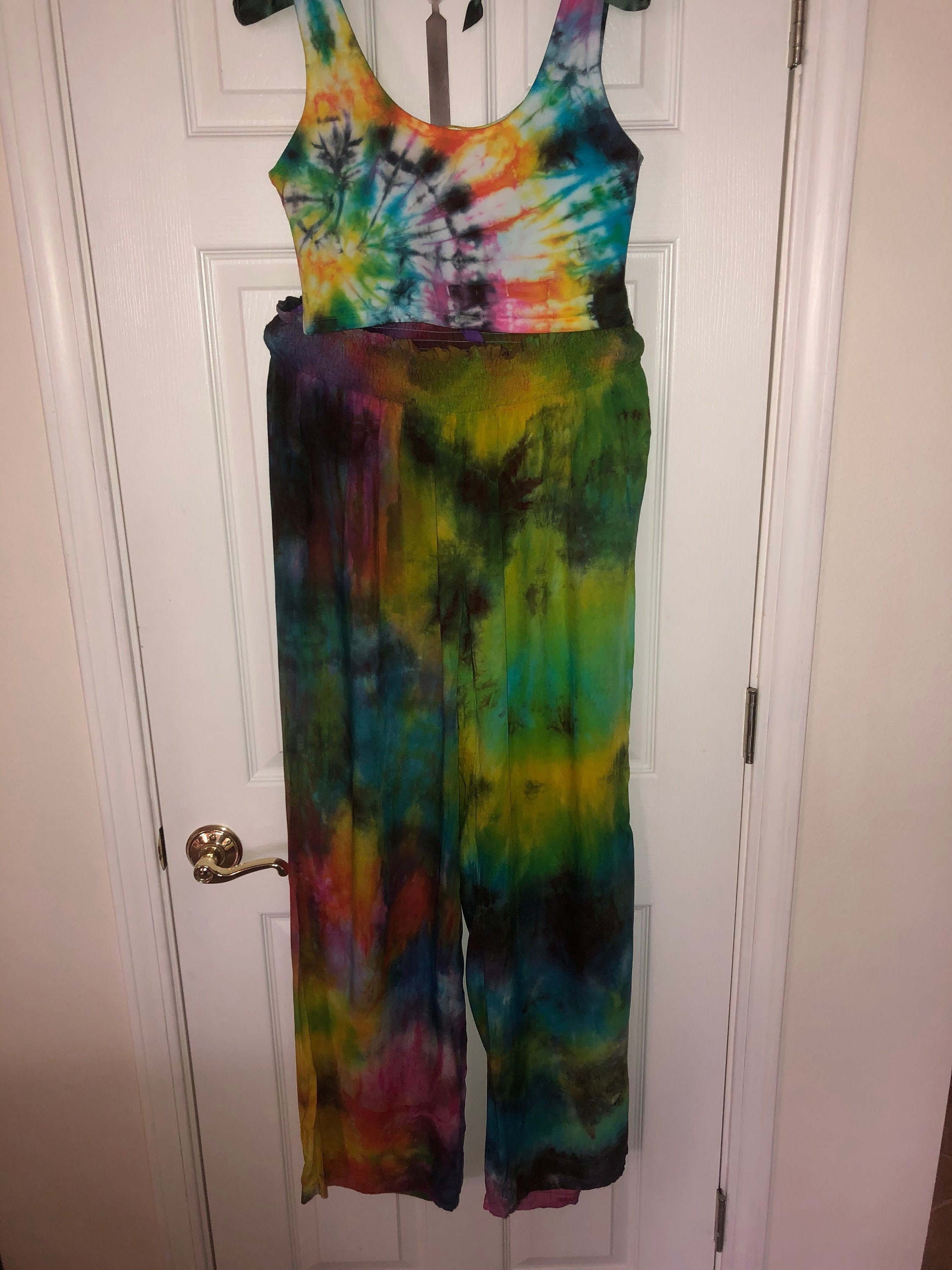 tie front two piece set
