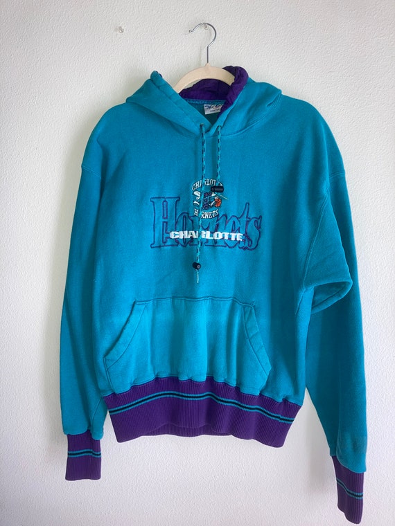 Vintage 1990s The Game Charlotte Hornets Hoodie