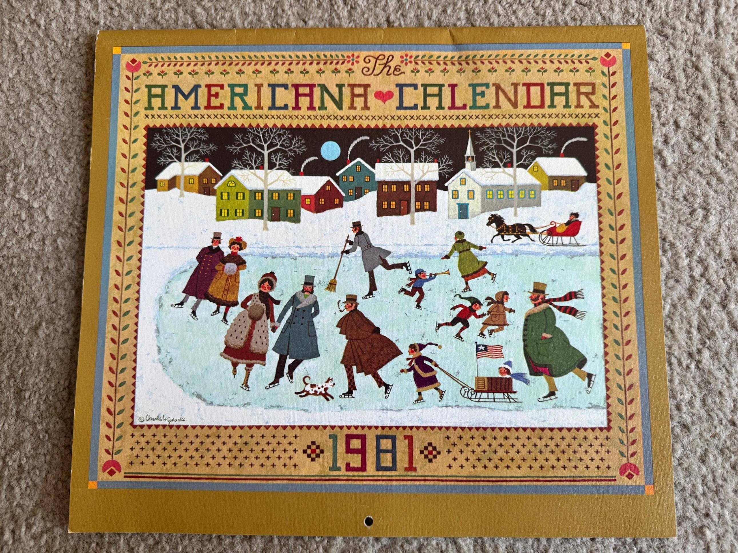 1981 Calendars - Etsy