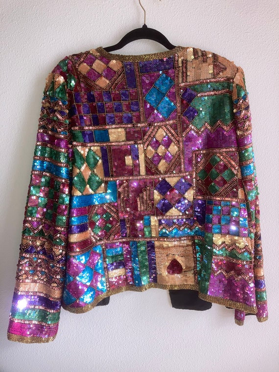 Vintage 1980’s sequin beaded jacket