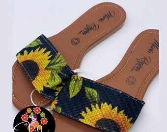 nike sunflower sandals
