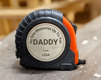 Personalized Tape Measure, No One Measures Up To You, Groomsmen Gift, Gift For Dad, Husband, Men, Father's Day Gift, Measure Tape Gifts