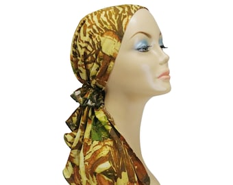 Chemo Headwear, Hair Loss Scarf, Alopecia Head Scarf, Cancer Cap, Chemo Hat, Chemo Head Scarf