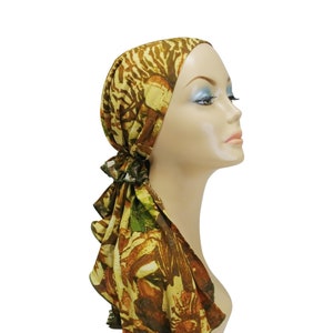 Chemo Headwear, Hair Loss Scarf, Alopecia Head Scarf, Cancer Cap, Chemo Hat, Chemo Head Scarf
