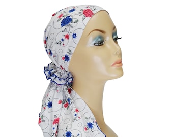 Chemo Hat, Chemo Head Scarf, Chemo Headwear, Hair Loss Scarf, Alopecia Head Scarf, Cancer Cap