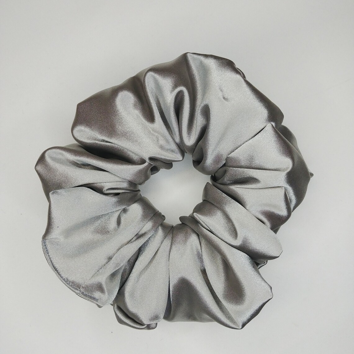 Oversized Jumbo Scrunchie, Satin Scrunchie for Women, Solid Color ...