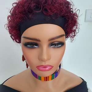 Human Hair Headband Wig/ Headband Wig/ Hair loss Wig/ Gym Wig/ Human Hair Wig.