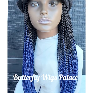 Braided Wig Hat / Wig Hat/ Interchangeable Wig Hat/ Cap with Wig