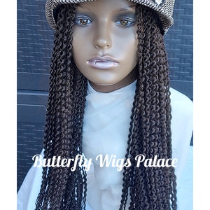 Braided Wig Hat/ Hat Wig/ Interchangeable Wig Hat/ Cap with Wig