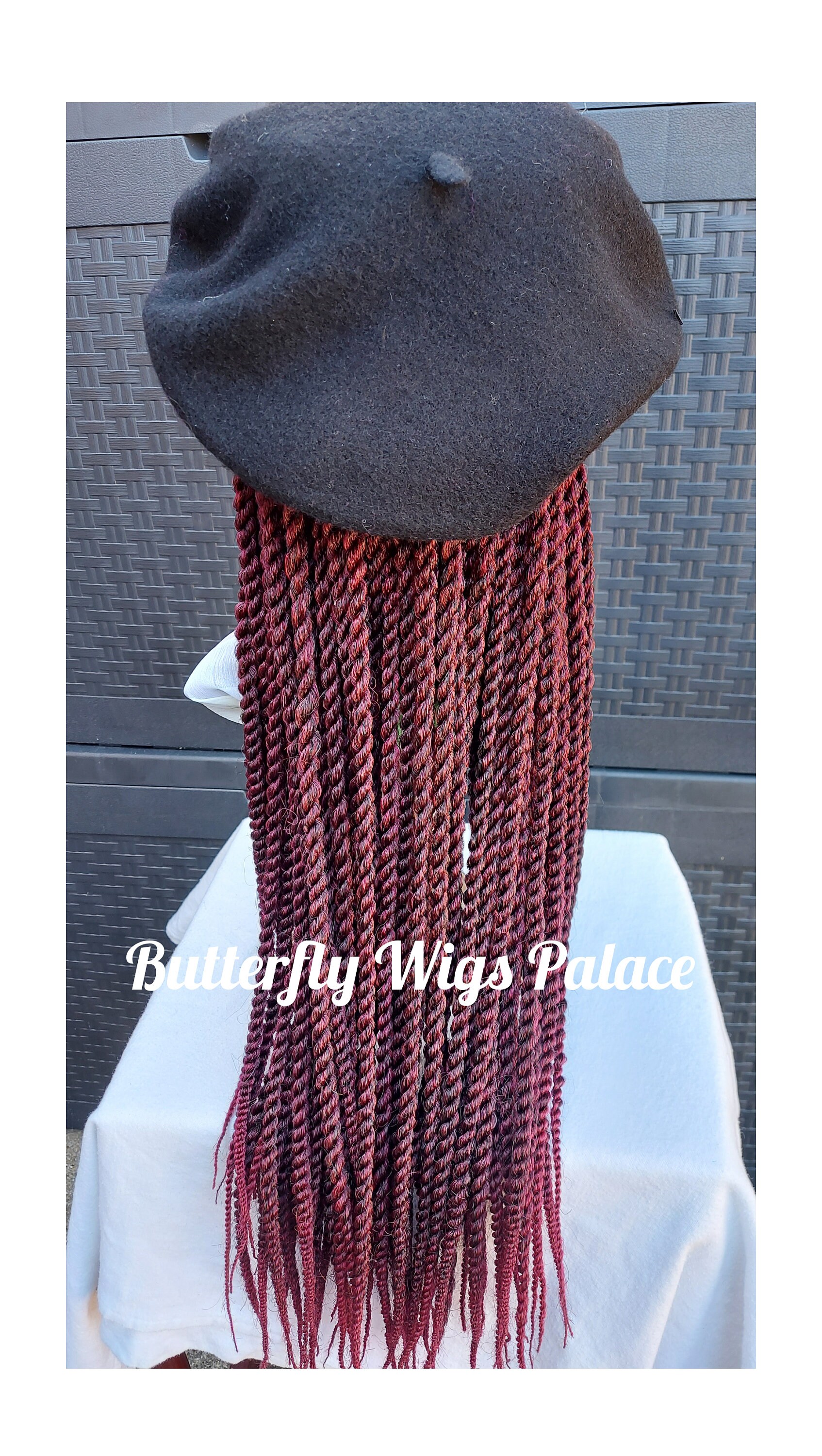 Braided Wig Hat/Interchangeable hat wig/ Cap with Wig Etsy