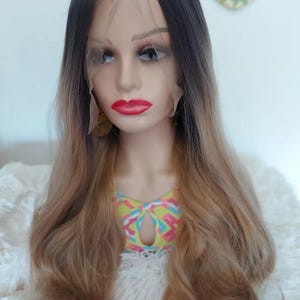 Lace Front Wig/  Synthetic Lace front Wig/ Straight Wig/ Ombre Wig