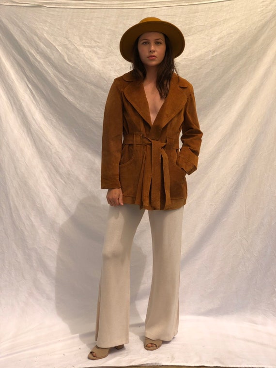 1960s Suede Waist Coat