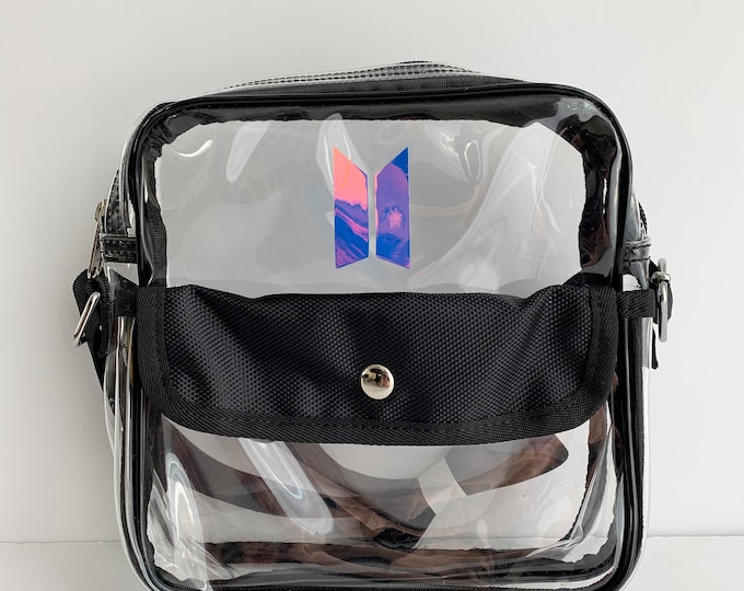BTS Clear Bag BTS Concert Bag Stadium Approved Bag Custom Bag Etsy