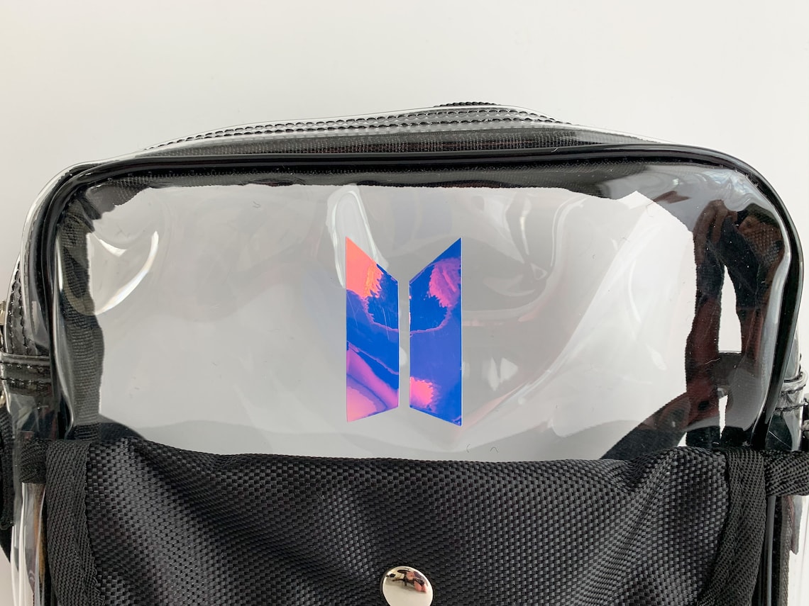 BTS Clear Bag BTS Concert Bag Stadium Approved Bag Etsy