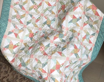 Handmade Quilt - Gingham Gardens Playground