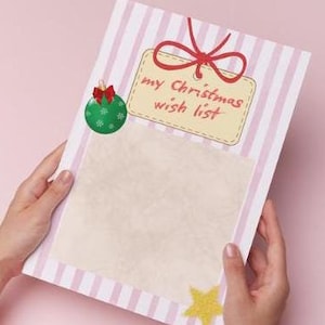 Eloise at Christmastime Inspiriert Weihnachtswunschliste | Ausdruckbare Weihnachtswunschliste für Kinder | Spaß Urlaub Printable PDF | Sofort Download