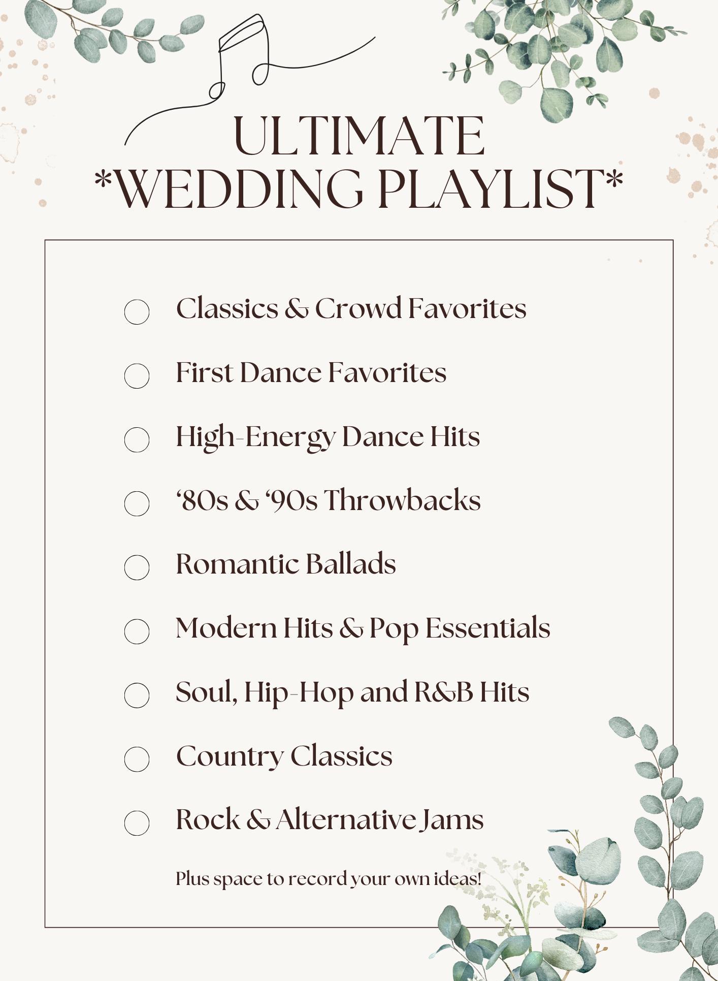 Ultimate Wedding Party Playlist Top 135 Songs for Unforgettable
