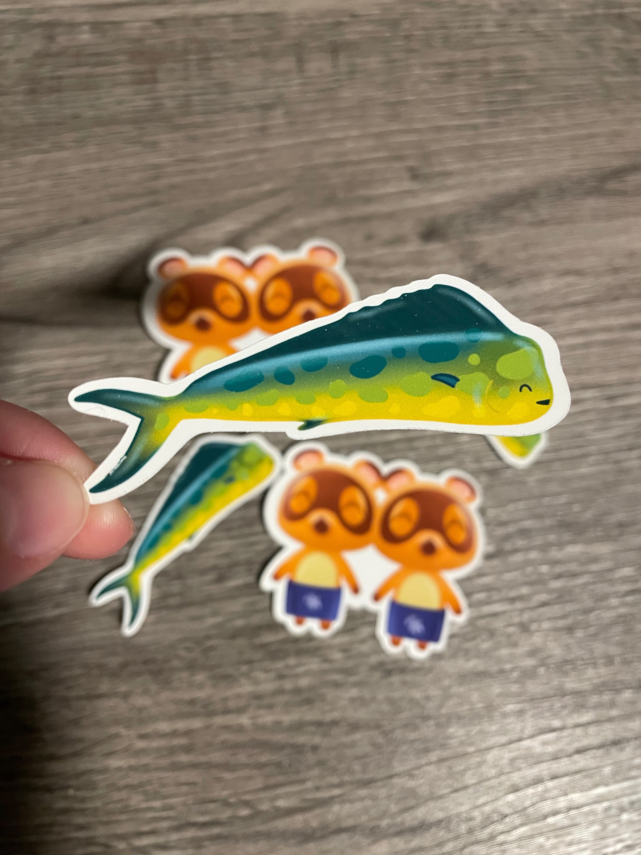 Mahi Mahi Sticker ACNH Premium Matte Sticker Paper Etsy