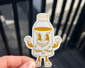 Albu-Man Sticker | Anesthesia Sticker | Medical Sticker | Premium Sticker Paper | Nurse Sticker | Nurse Gift
