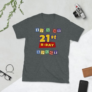 21st Birthday Epcot Drink Around the World Showcase Disney World Toy Story Short-Sleeve Unisex T-Shirt