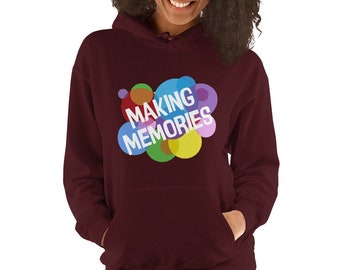 Inside out maken herinneringen-Unisex hoodie