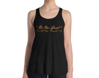 Wees onze gastvrouwen flowy RACERBACK tank