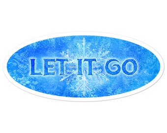 Let It Go Frozen Disney Bubble-free stickers