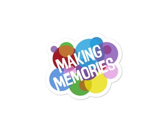Het maken van herinneringen Disney Pixar inside out-Bubble-gratis stickers