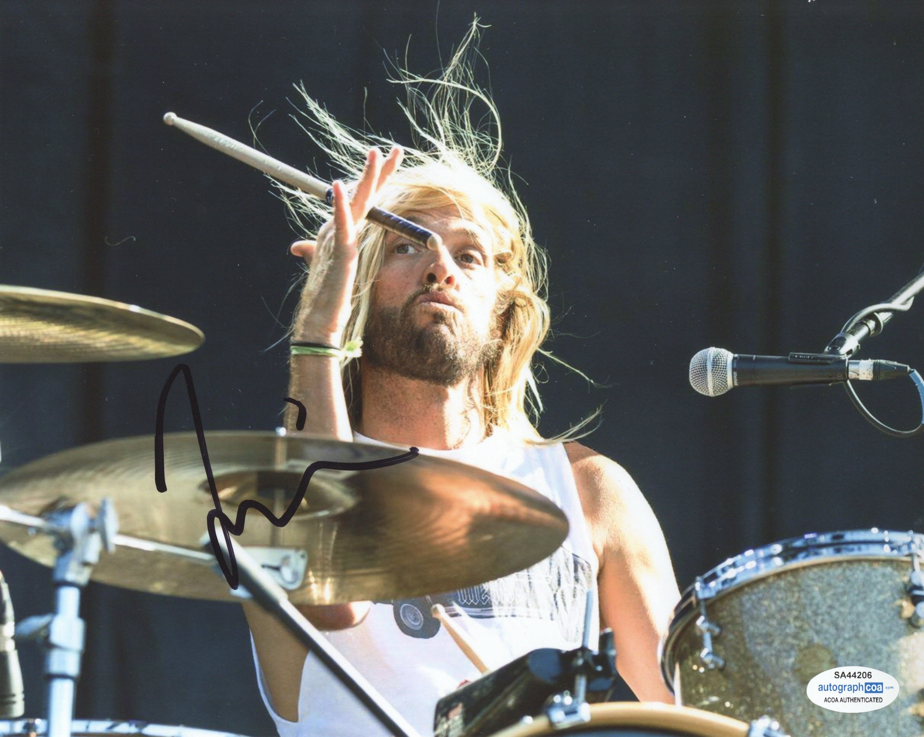Foo Fighters Taylor Hawkins Autographed Signed 8x10 Photo Etsy