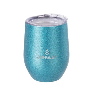 Jungley Glitter Stemless Wein Isolierbecher