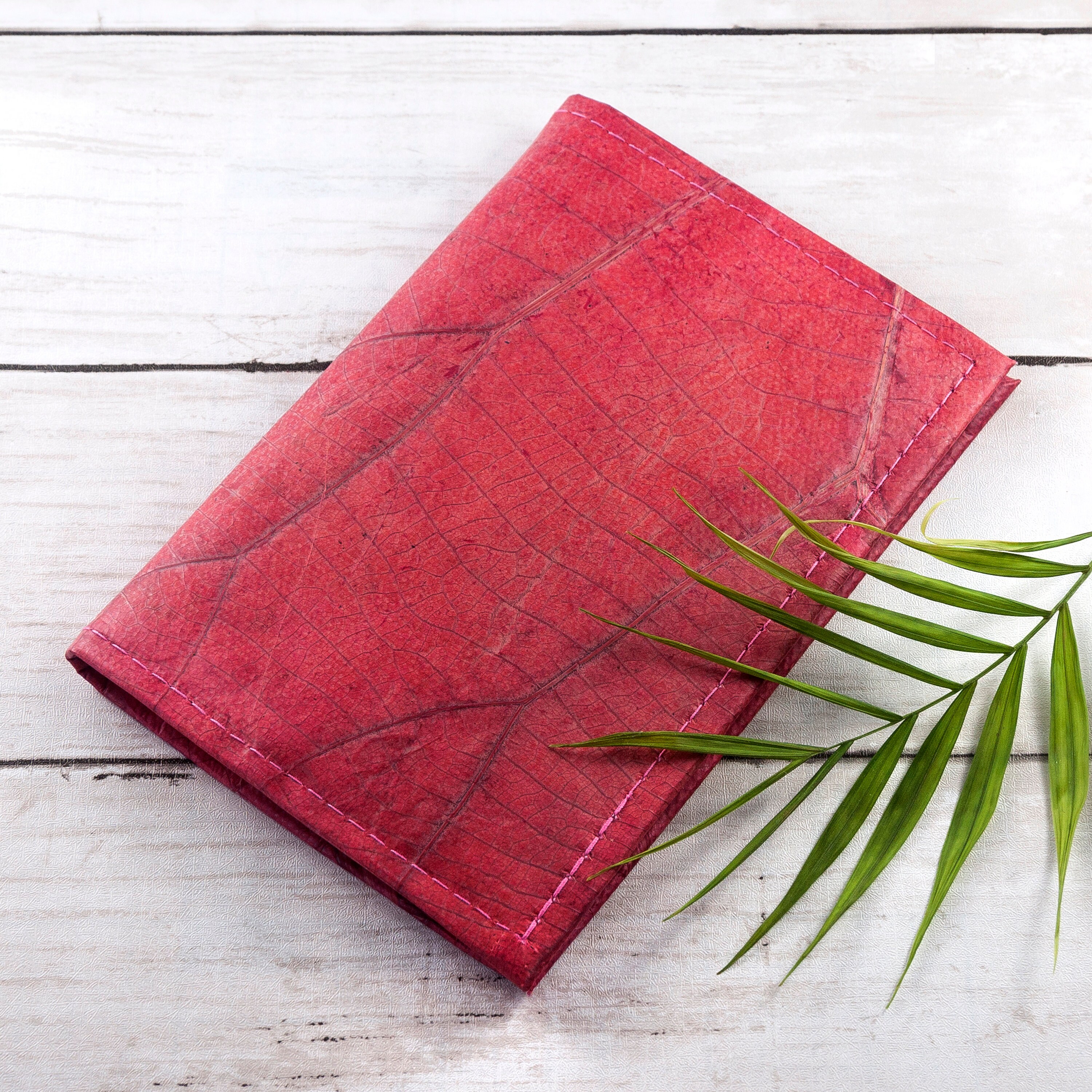 Natural Leaf A6 Journal Made From Real Leaves Cruelty Etsy