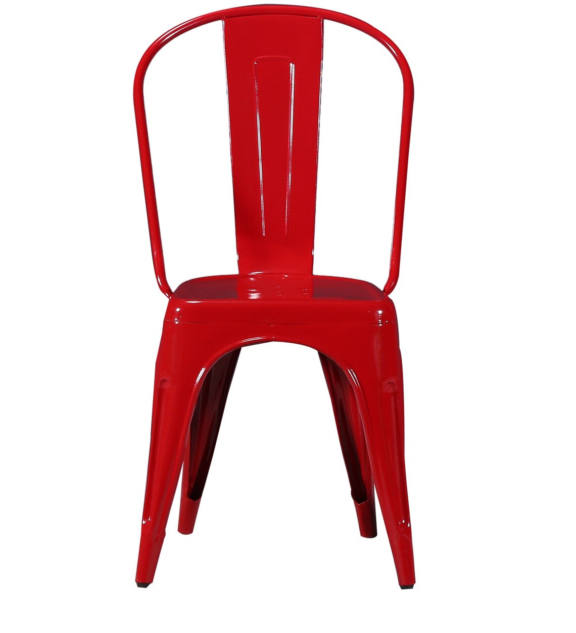 Outdoor Red Metal Chair Furniture Restaurant Chairs Etsy