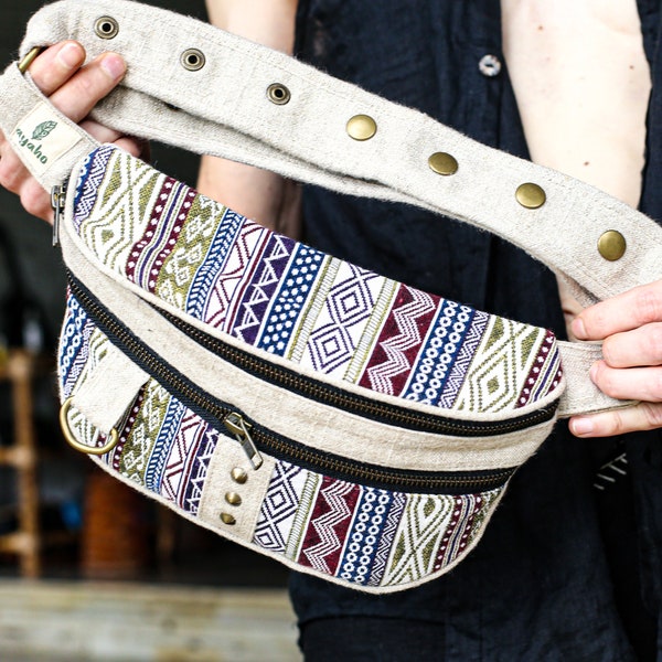 Bauchtasche - Festival Belt Bag - Women Belt Bag - Large Waist Bag - Boho Hip Bag - Designer Bum Bag - Shaman Clothing