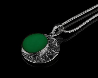 Ye Ming Zhu Pendant: Silver Dragon Pearl Amulet - Good Luck & Protection
