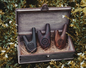 Pipa Kuripe de palisandro hecha a mano: aplicador de rapé chamánico Hape