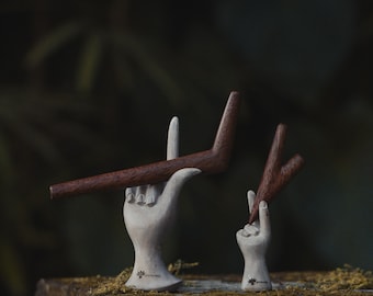 Tepi kuripe Pipe -  Sacred Herbal Medicine hape