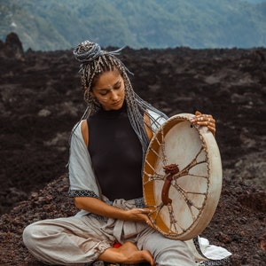 Connect with Spirit: Tribal Drum Instrument for Sound Healing and Meditation
