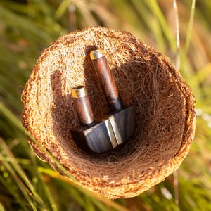 Mini Transformer Kuripe Rosewood | 2-in-1 Rapé Applicator for Self & Others