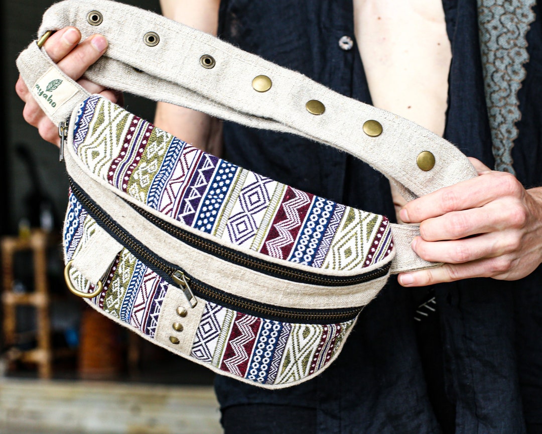 Cotton Belt Bag Cool Comfy Belt Bag Tribal Unique Belt Bag Etsy Australia