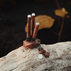 Double  pipe Handmade Kuripe Pipe for Shamanic Healing and Sacred Ceremonies