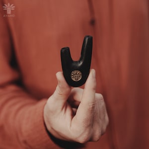 Kuripe Volcanic Stone - Kuripe pipe - Stone Andesit - Kuripe Pipe for Hape Snuff - Shamanic Tools - Kuripe Necklace - Herbal Medicine