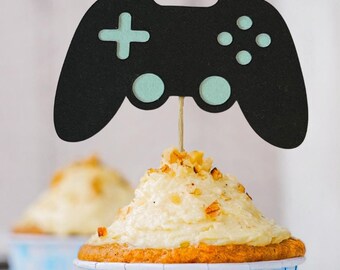 Gaming Controller Muffin Topper, Gamer Geburtstags Dekoration, Videospiel Kuchen Deko