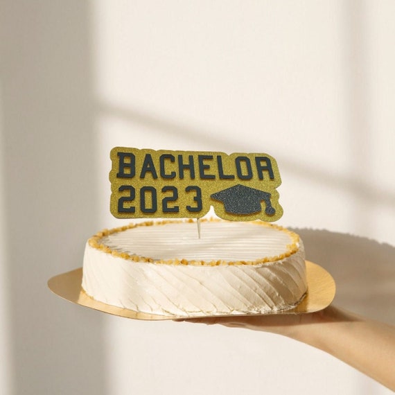 36 Stück 2025 Graduation Cupcake Toppers – Glitzernde Abschluss-Deko, Aus Karton, Für Torten & Desserts