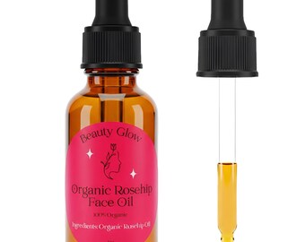 Biologische rozenbottelolie voor het gezicht Age Defying Serum Koudgeperste rozenbottelzaad voor gezicht en guasha Retinoïde-achtige verbindingen Natuurlijk hydraterend 1 oz