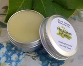 Healing Lip Balm Handmade All Natural with Lemon Balm Infused Sunflower Oil Cold Sore Relief and Prevention